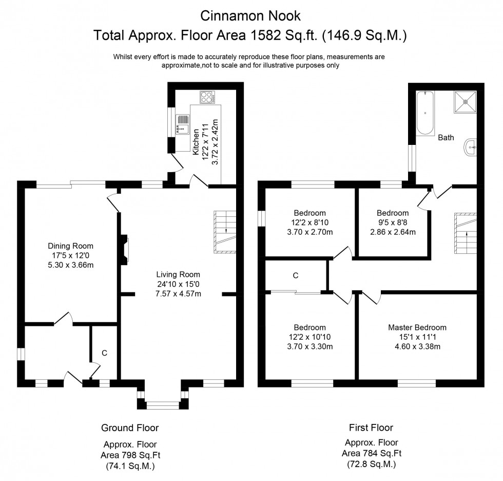 Floorplan for Cinnamon Nook, Newburgh