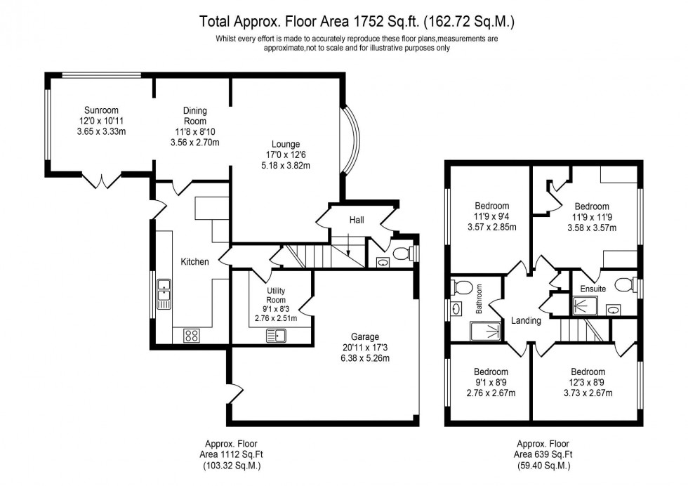 Floorplan for Kestrel Park, Skelmersdale