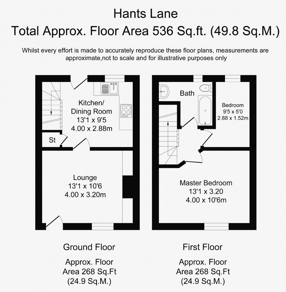 Floorplan for Hants Lane, Ormskirk