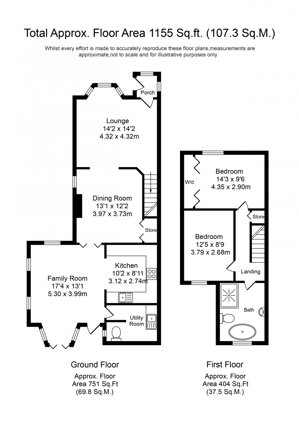 Floorplan for Holmeswood Road, Rufford