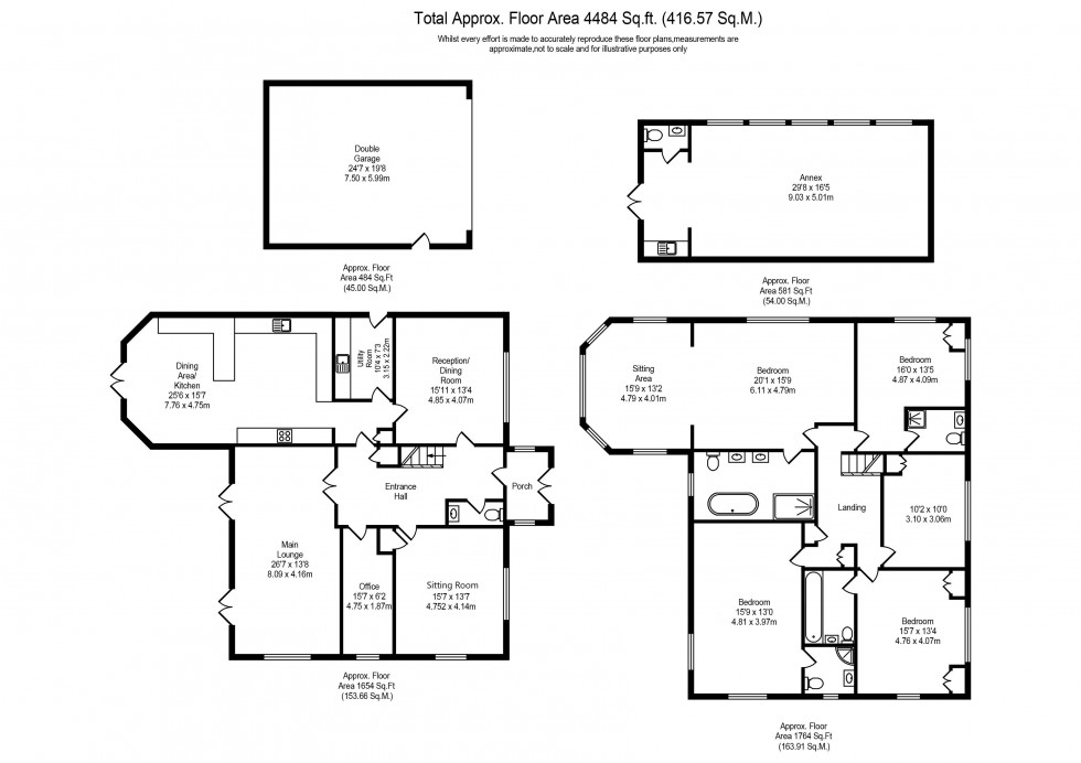 Floorplan for Crow Lane, Dalton