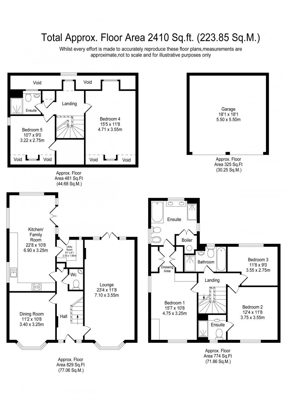 Floorplan for Cortland Avenue, Eccleston