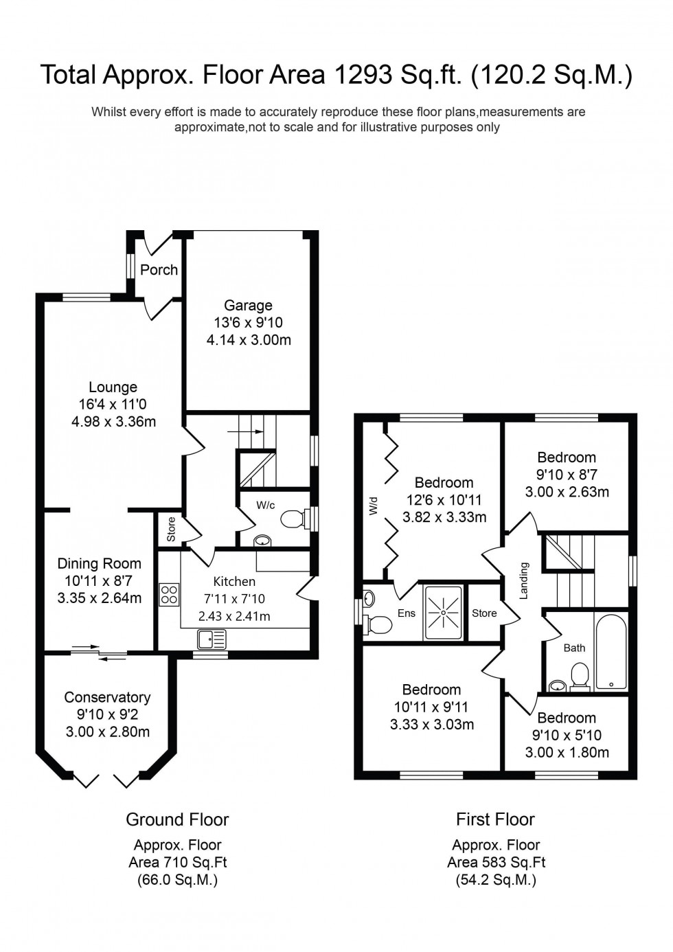 Floorplan for Vicarage Gardens, Ormskirk