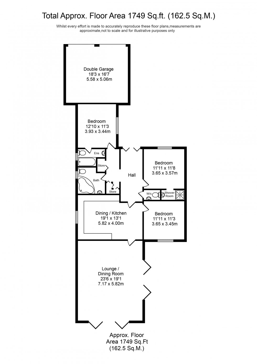 Floorplan for Prescot Road, Aughton