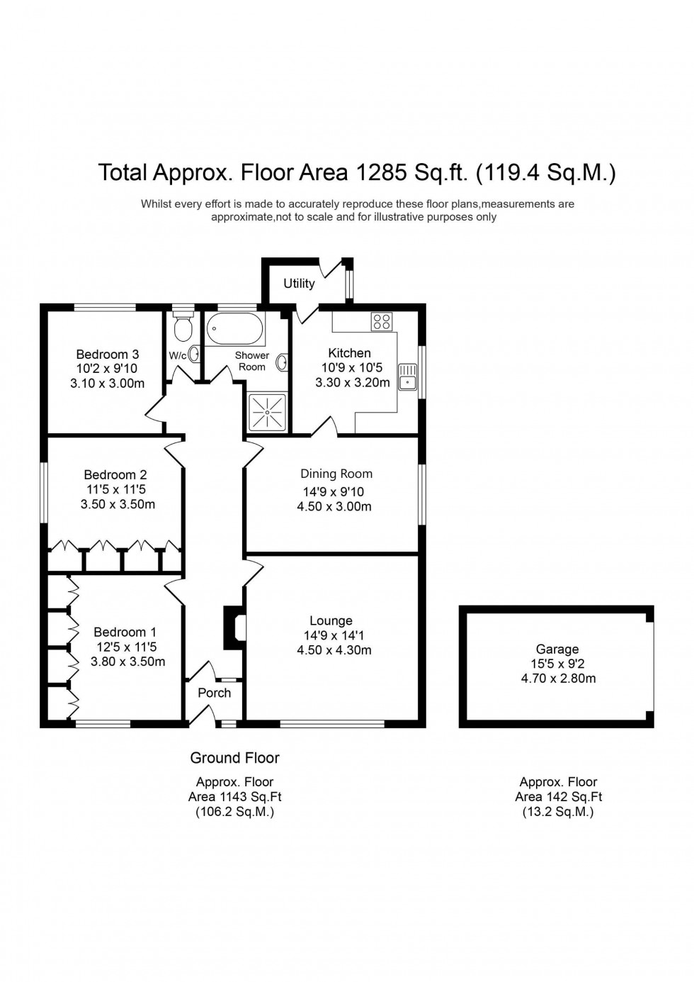 Floorplan for Liverpool Road South, Ormskirk