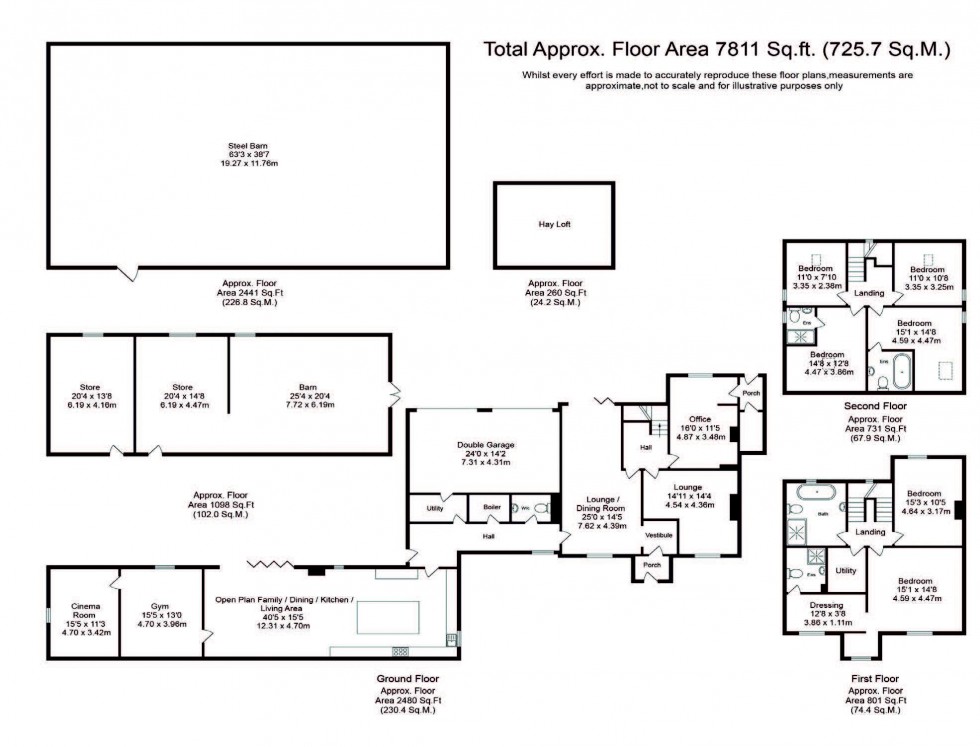 Floorplan for Station Road, Barton