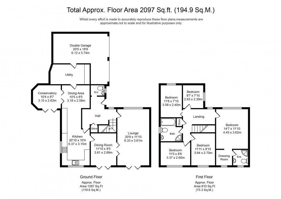 Floorplan for Chestnut Grange, Ormskirk