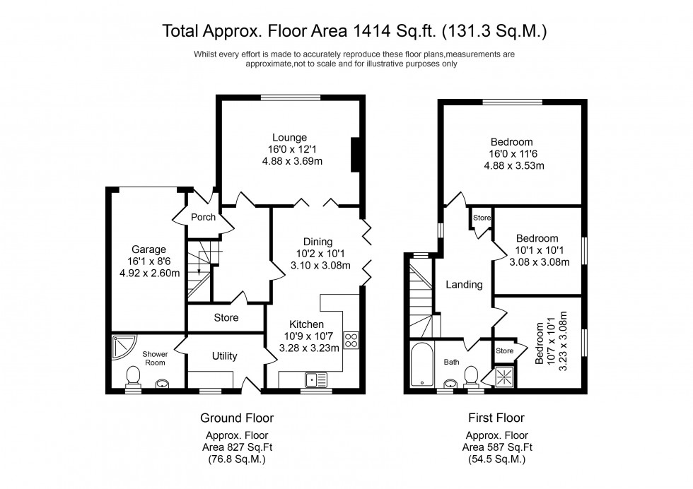 Floorplan for Alexander Drive, Lydiate