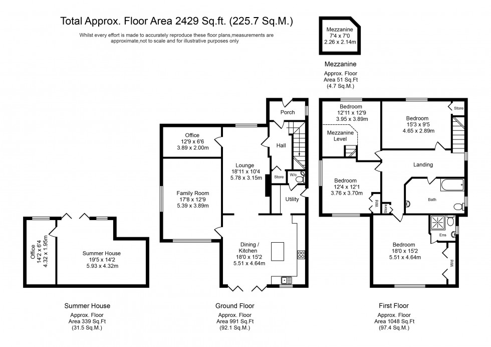 Floorplan for Balshaw Lane, Euxton