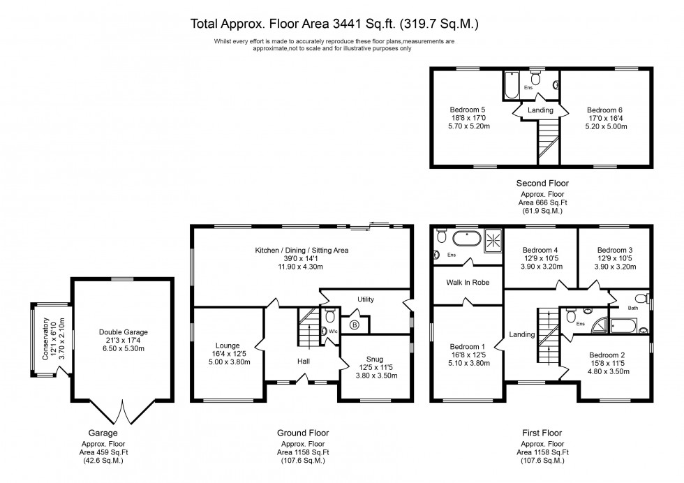 Floorplan for Chapel Lane, Heapey