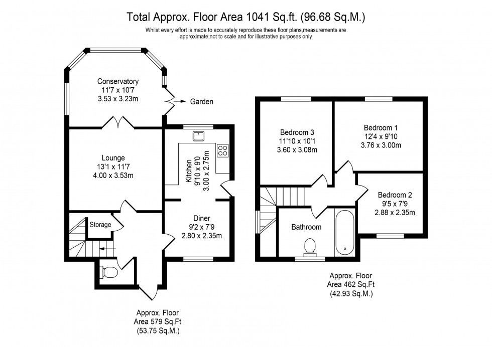 Floorplan for Burscough Road, Ormskirk