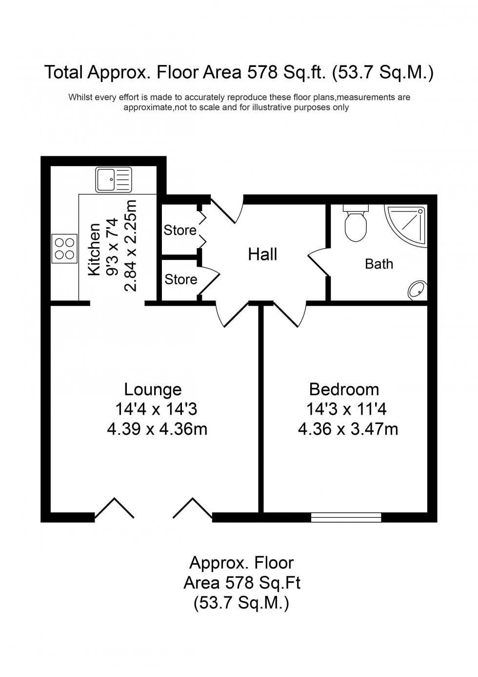 Floorplan for Aughton Street, Ormskirk