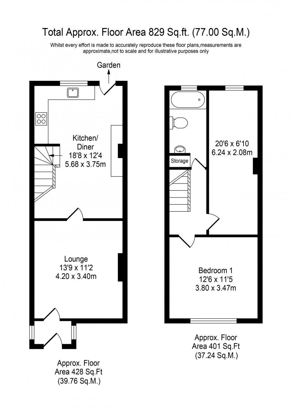 Floorplan for Wigan Road, Ormskirk