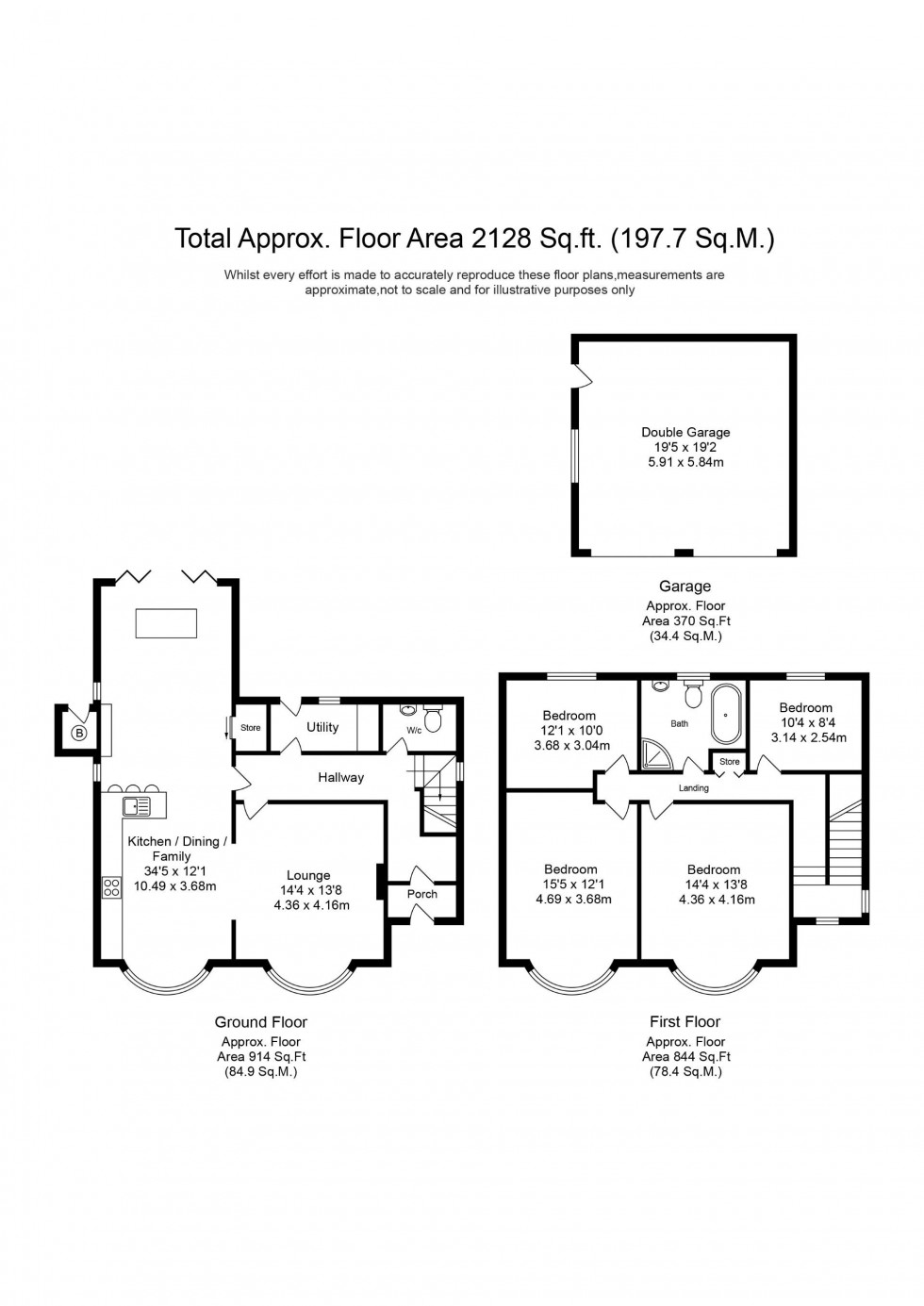 Floorplan for Cousins Lane, Rufford