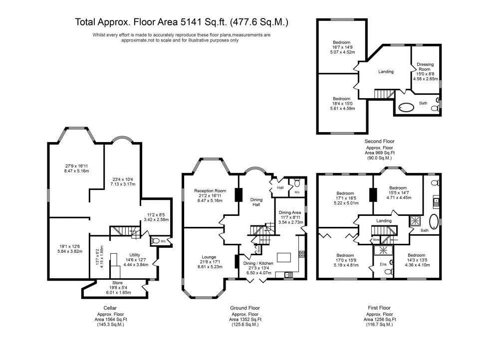 Floorplan for Cambridge Road, Southport