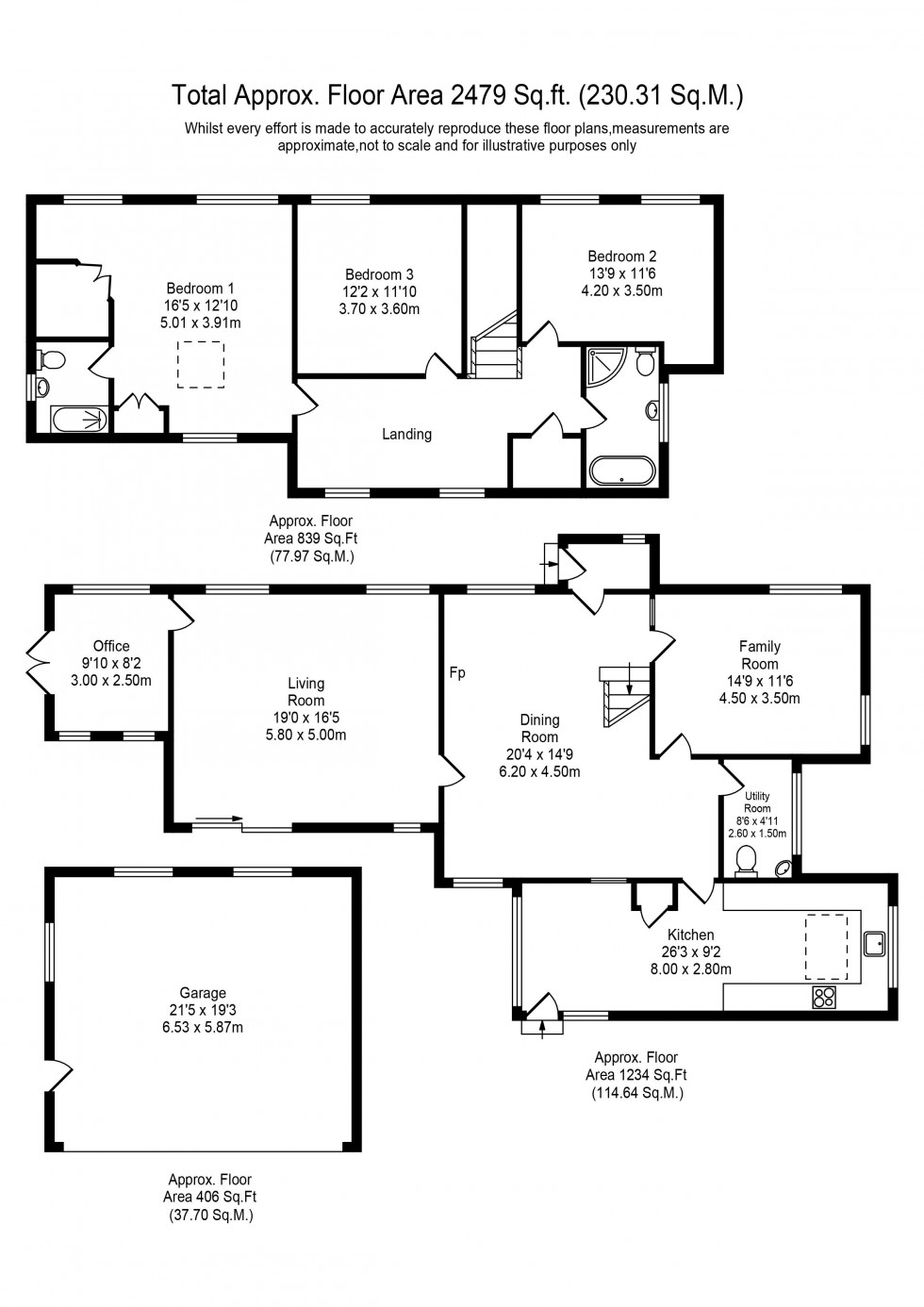 Floorplan for Moss Lane, Skelmersdale