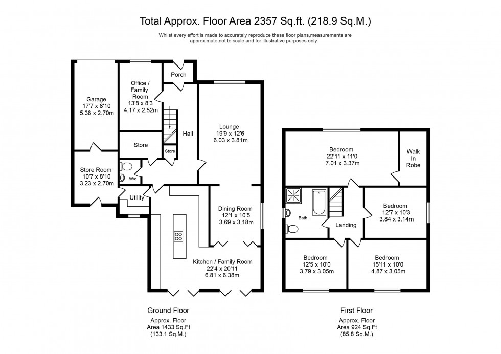 Floorplan for Tarn Brow, Ormskirk