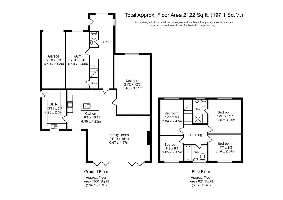 Floorplan for Empress Close, Maghull
