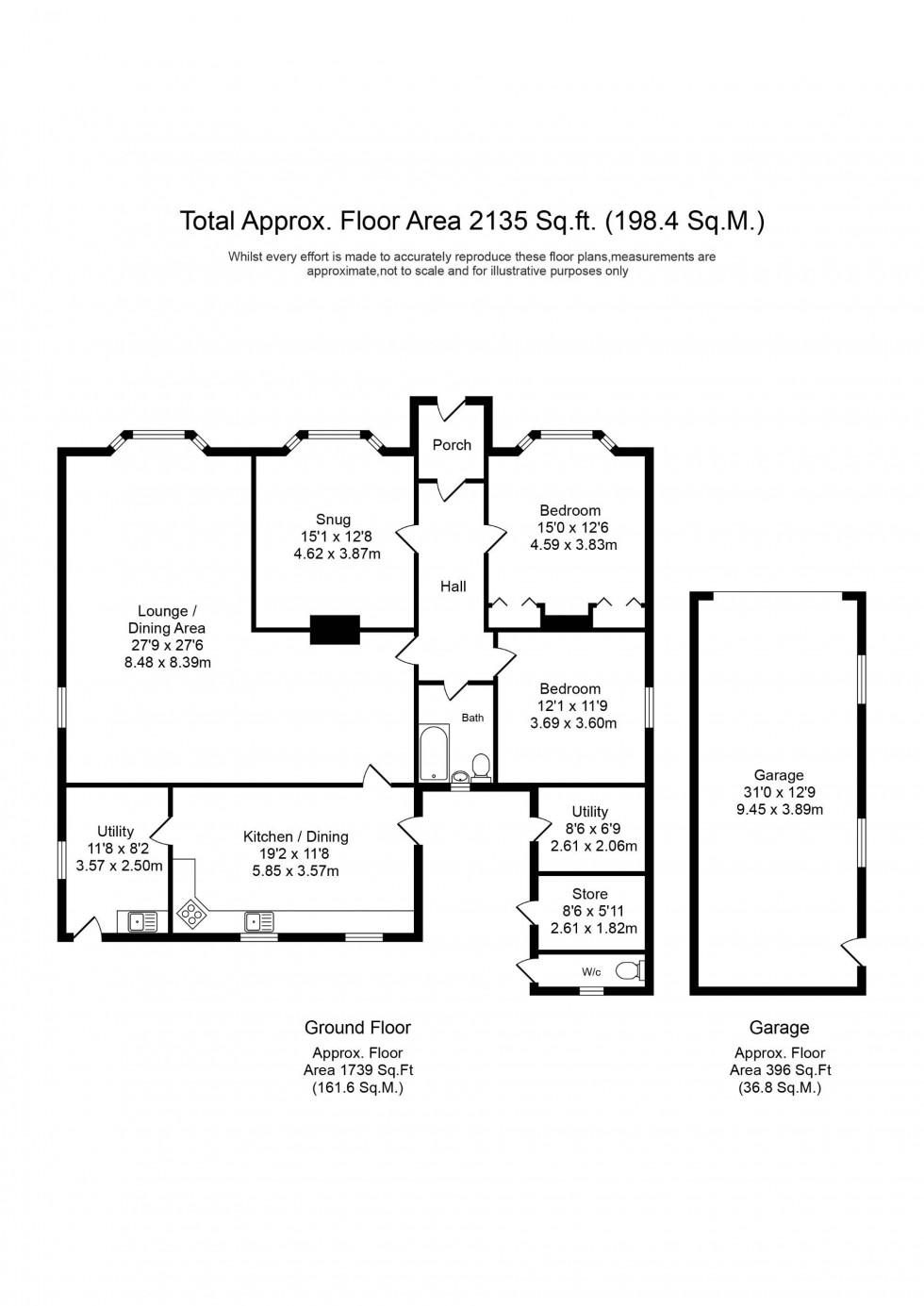 Floorplan for Blythe Lane, Lathom