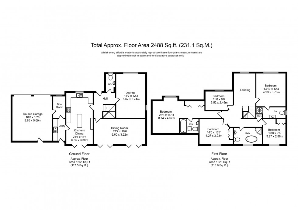 Floorplan for Hill Rise View, Aughton