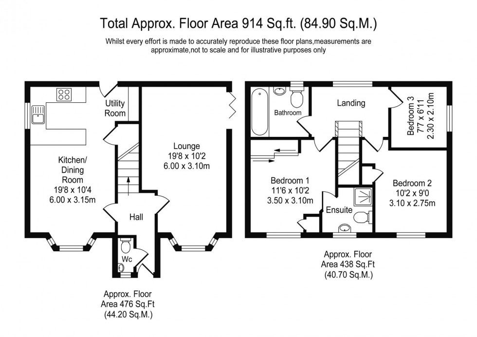 Floorplan for Riverside Road, Rufford