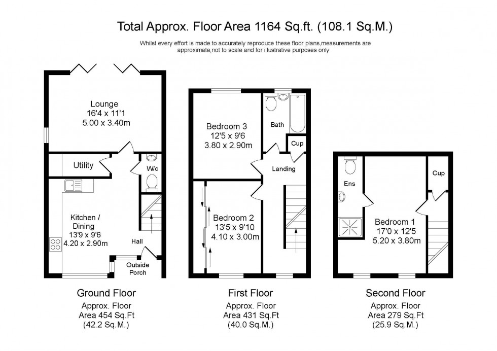 Floorplan for Glenisland Close, Chorley