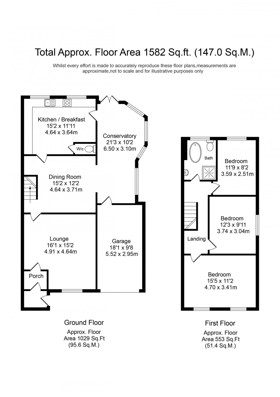 Floorplan for Cottage Lane, Ormskirk