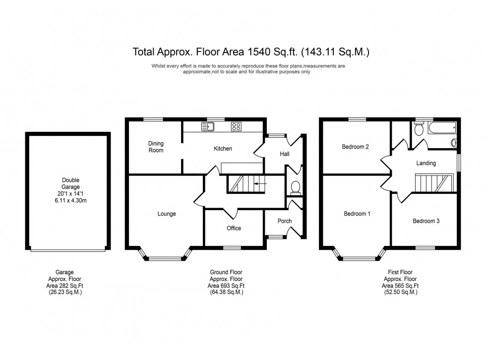 Floorplan for Heyes Croft, Bickerstaffe