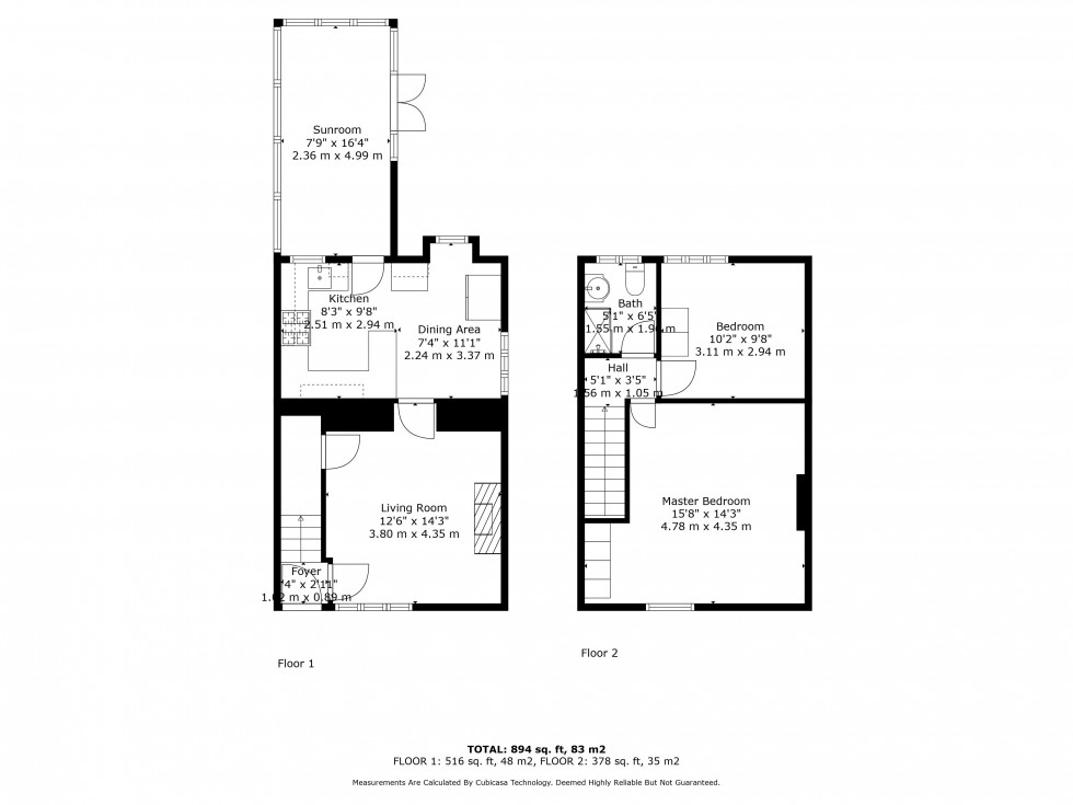 Floorplan for Course Lane, Newburgh