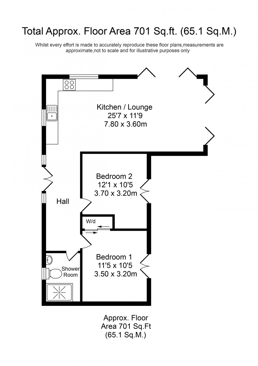 Floorplan for Gillibrand Walks, Chorley