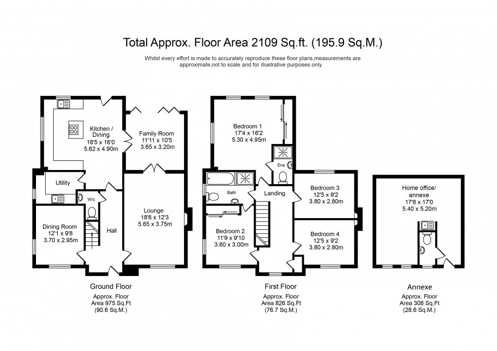 Floorplan for Haworth Road, Chorley