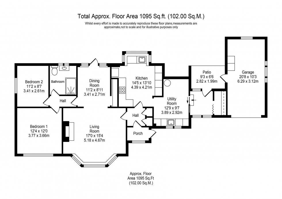 Floorplan for Southport Road, Lydiate