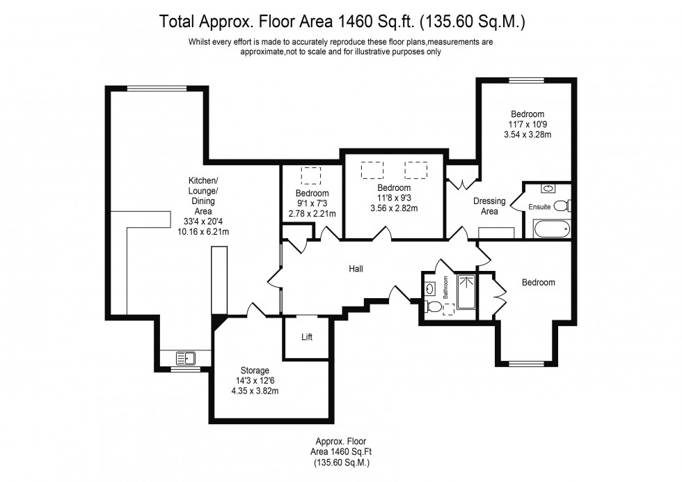 Floorplan for Lancaster Road, Southport