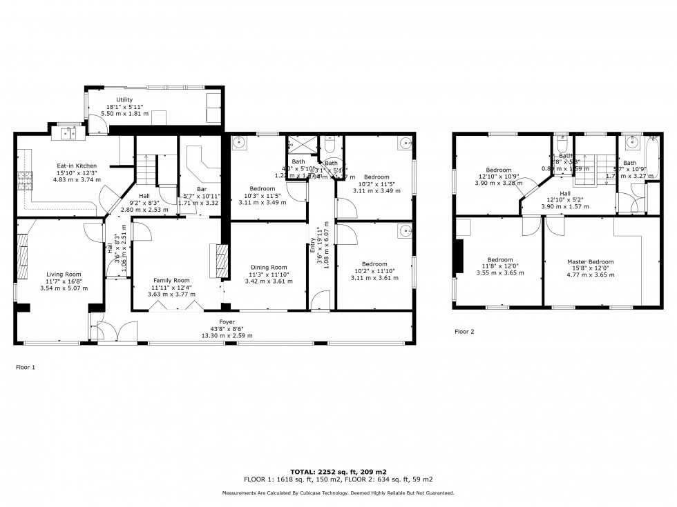 Floorplan for Bolton Road, Chorley