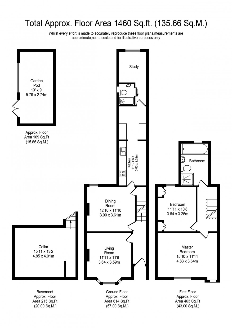 Floorplan for Cottage Lane, Ormskirk