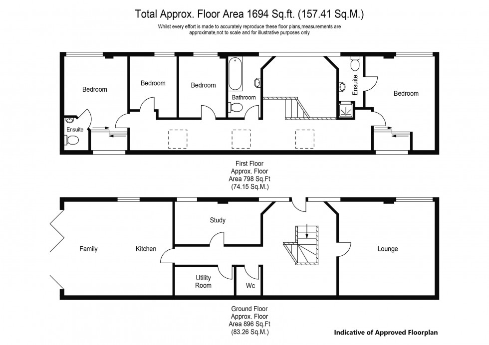 Floorplan for Bank Lane, Melling