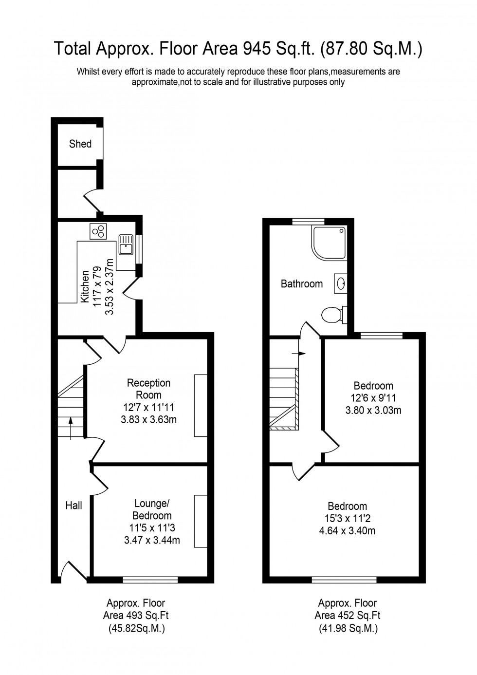 Floorplan for Stanley Street, Ormskirk