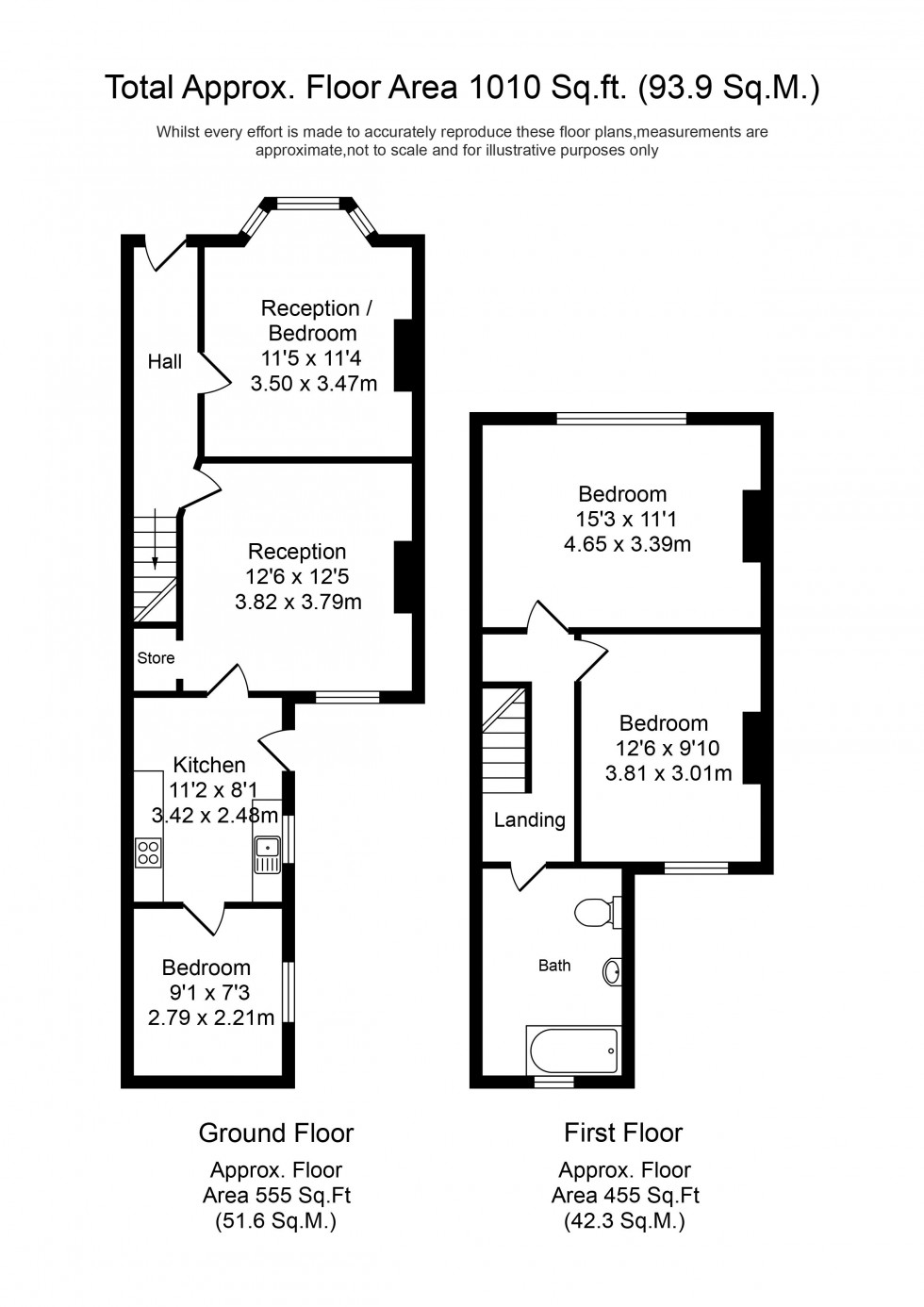 Floorplan for Stanley Street, Ormskirk