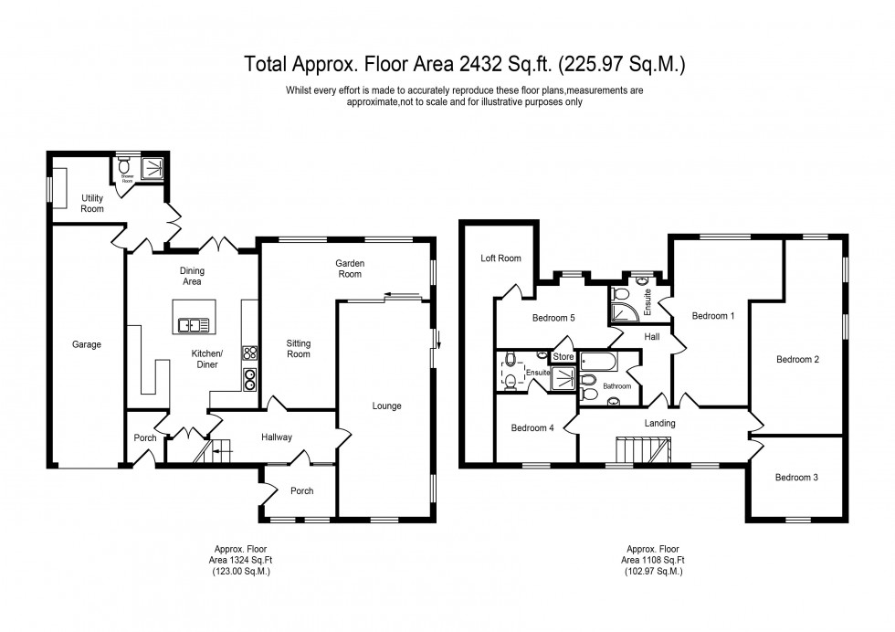 Floorplan for Lyelake Lane, Lathom