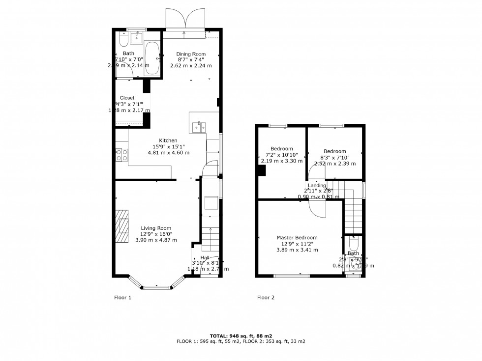 Floorplan for High Street, Skelmersdale