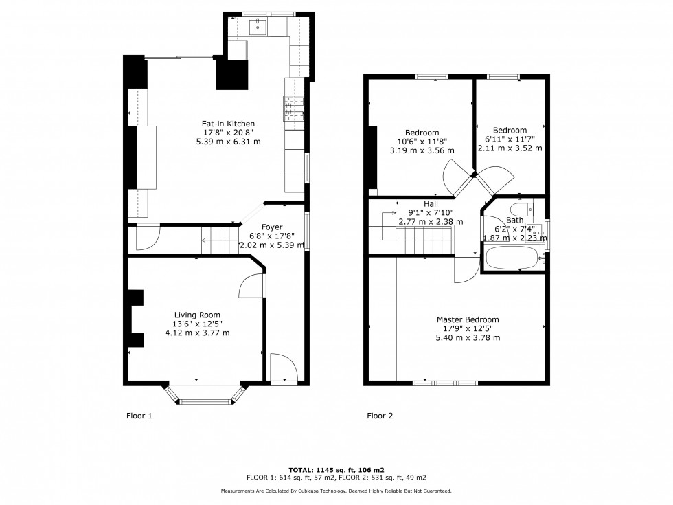 Floorplan for Highfield Road South, Chorley