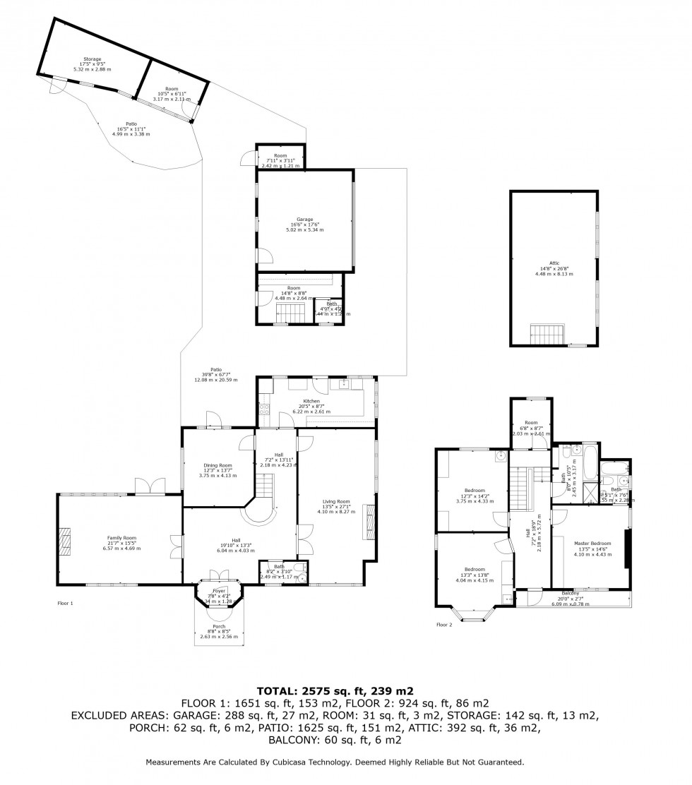 Floorplan for Dawson Lane, Whittle-Le-Woods