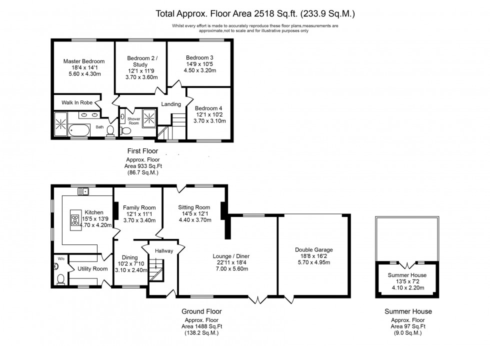 Floorplan for Chorley Road, Parbold