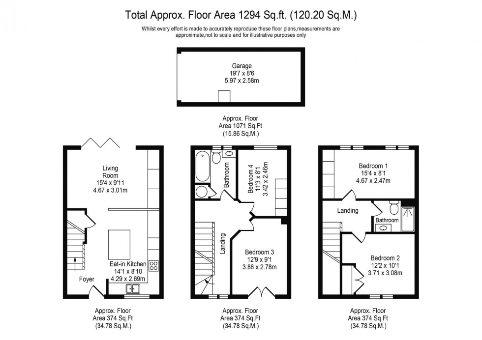 Floorplan for Merchant Road, Ormskirk