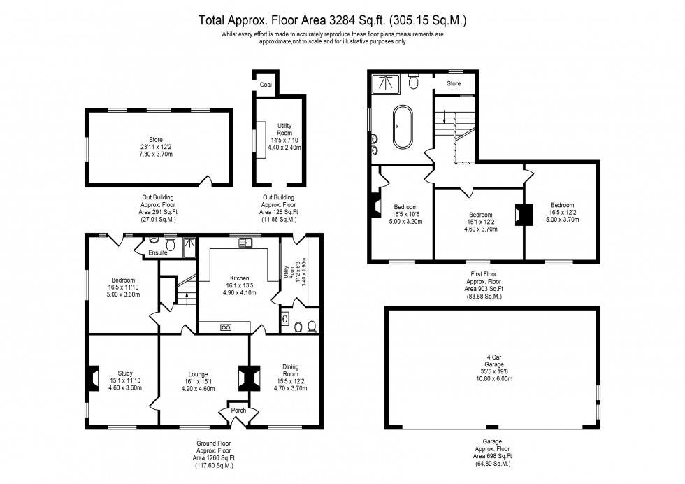 Floorplan for School Lane, Westhead