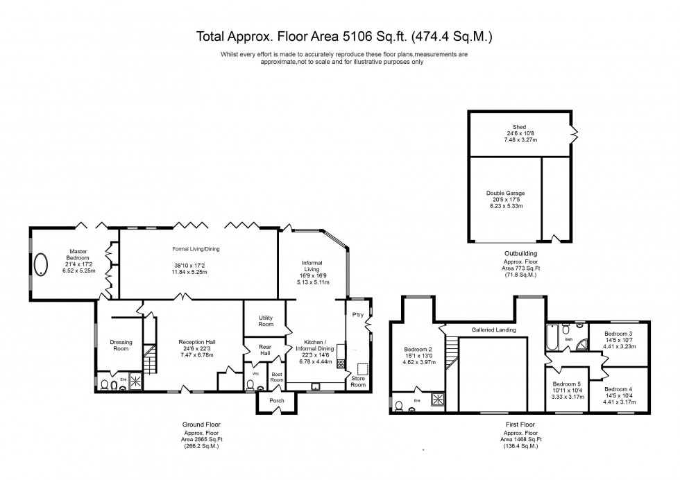 Floorplan for Hardacre Lane, Whittle-Le-Woods