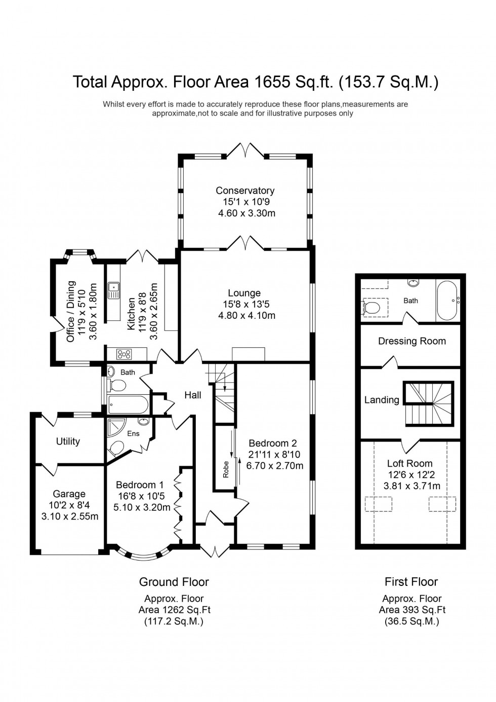 Floorplan for Hallmoor Close, Ormskirk