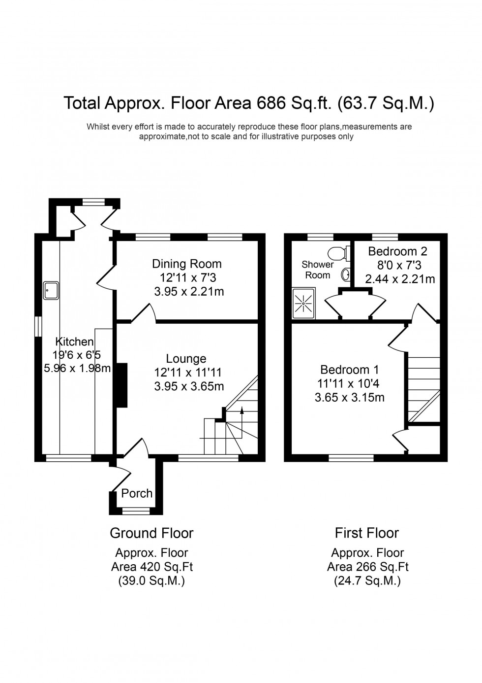 Floorplan for Radnor Drive, Southport