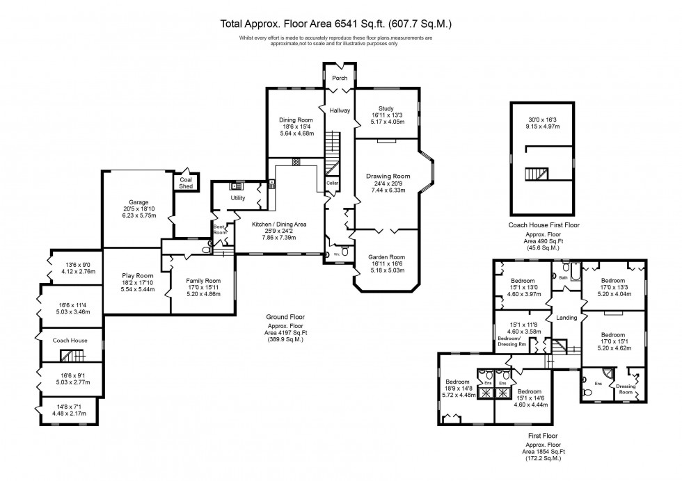 Floorplan for Hall Lane, Lathom