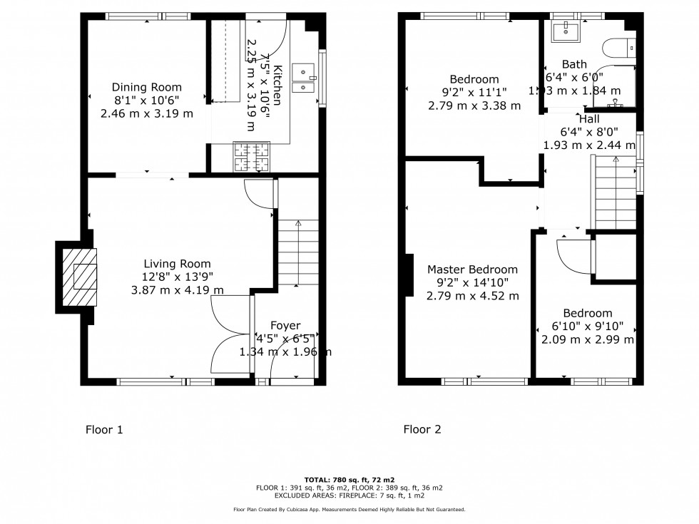 Floorplan for Wordsworth Close, Ormskirk